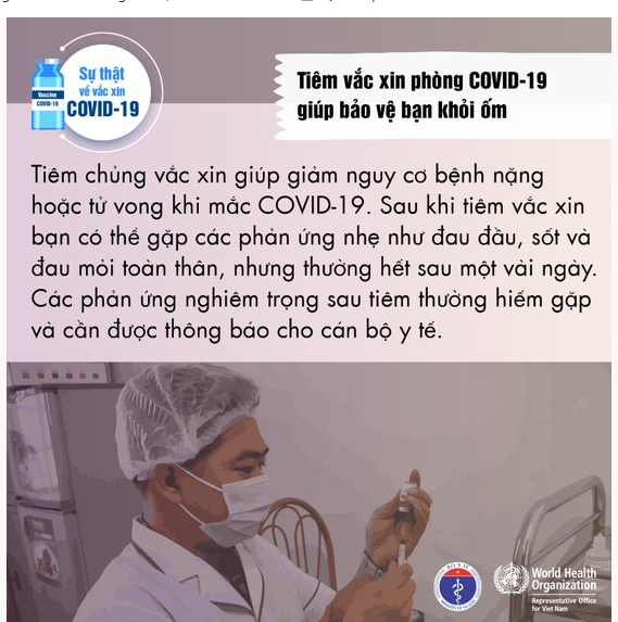  Inforaphic "Sự thật về vắc xin COVID-19" 